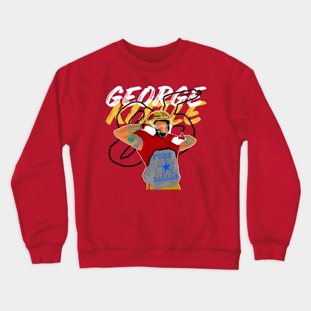 George Kittle 85 Dallas Crewneck Sweatshirt by Mic jr